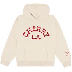 CHERRY LA MIDWEIGHT BOXING HOODIE (CREAM)